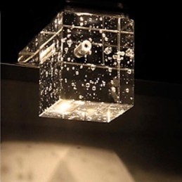 Wandleuchten Badezimmerbeleuchtung Wandfluter Kristall Mini Stil Modern Zeitgenössisch Metall