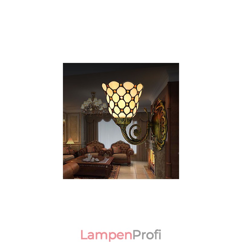 Europäische Mittelmeer Vertraglich Ländlichen Kreative Schmiedeeisen Wand Lampe Glas Lichter