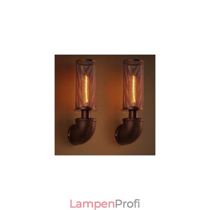 Stellen Sie alte Wege wieder her Schmiedeeisen Loft Kreative Wandleuchte