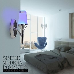 Wandleuchten Moderne Zeitgenössische Metall Weinglas Lampe