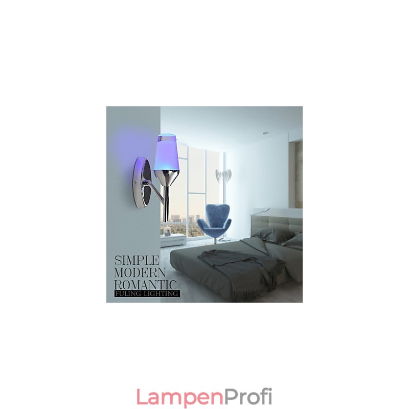 Wandleuchten Moderne Zeitgenössische Metall Weinglas Lampe