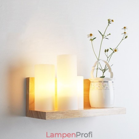 Mini-Stil Wandleuchten mit Glasschirmen Moderne zeitgenössische Holz Bambus Wandleuchte Mini-Stil Wandleuchten mit Glasschirmen Moderne zeitgenössische Holz Bambus Wandleuchte