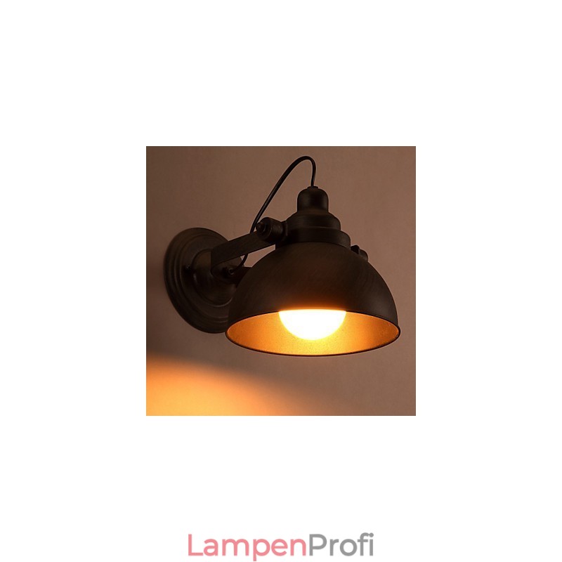 Loft Schmiedeeisen Topf Kreative Vintage Wandleuchte Lichter
