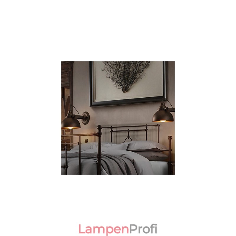 Loft Schmiedeeisen Topf Kreative Vintage Wandleuchte Lichter