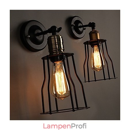 Kreatives Kopfteil eines Bettes Titan Metall Wandleuchte