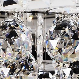 Moderne zeitgenössische Glas-Unterputzleuchte