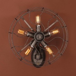 Mini-Stil Wandleuchten Country Metal
