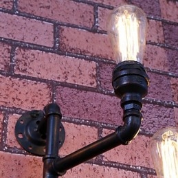 Wandleuchten im Mini-Stil, rustikales Lodge-Metall