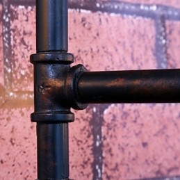 Wandleuchten im Mini-Stil, rustikales Lodge-Metall