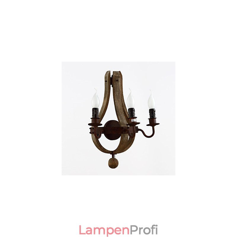 Vintage Amerikanische rustikale Holzwand Weinfasslampe Wohn- und Schlafzimmerlampe