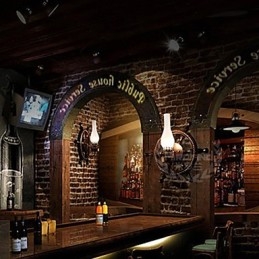 Wandleuchte One Light und Glas