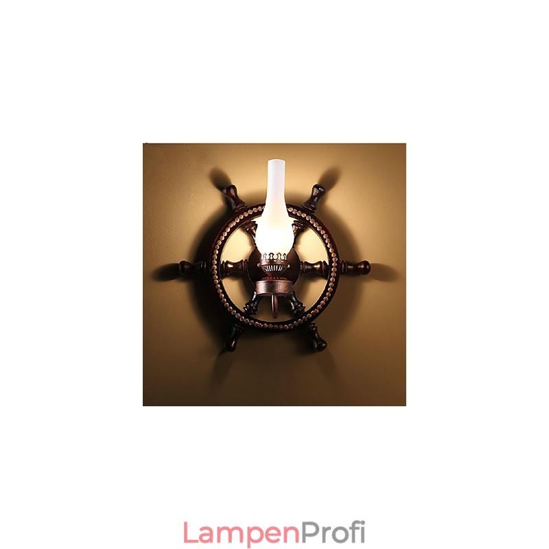 Wandleuchte One Light und Glas