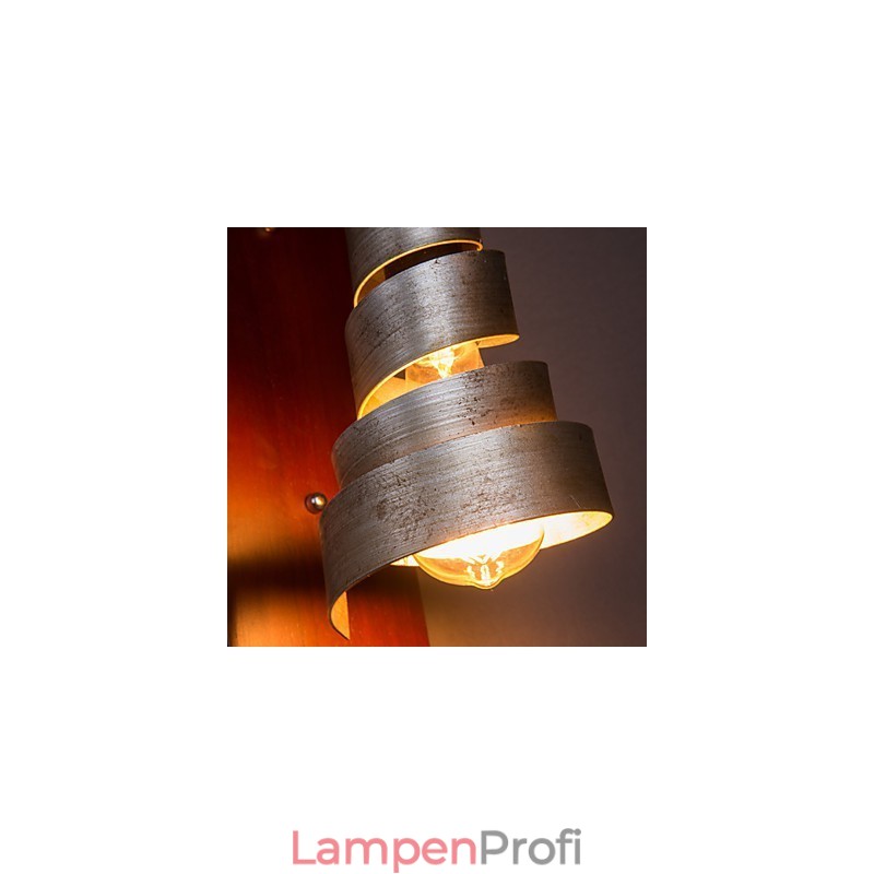 Antike Wandleuchten aus Holz, 1 Licht