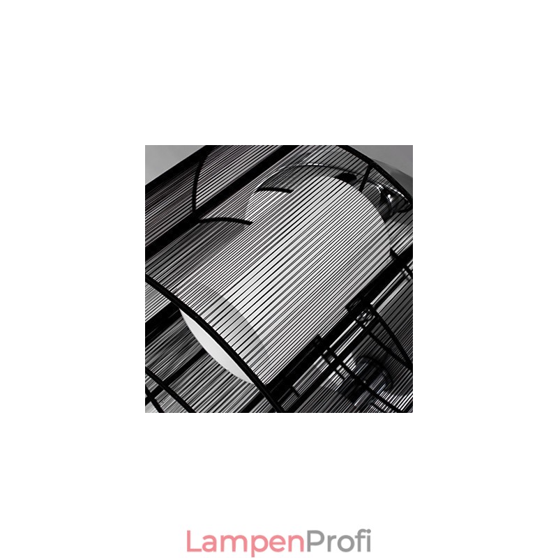 Deckenleuchte Modernes Design 2 Lichter Schwarz
