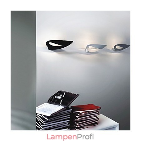 Künstlerische Wandleuchte mit 1 Licht in Schwarz & Weiß Künstlerische Wandleuchte mit 1 Licht in Schwarz & Weiß