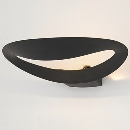 Künstlerische Wandleuchte mit 1 Licht in Schwarz & Weiß