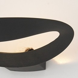 Künstlerische Wandleuchte mit 1 Licht in Schwarz & Weiß