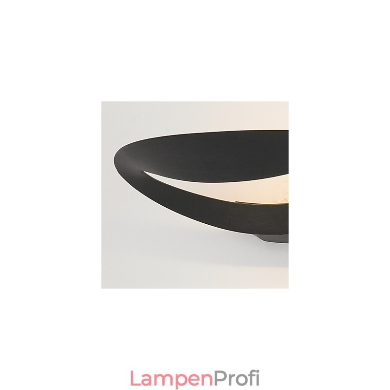 Künstlerische Wandleuchte mit 1 Licht in Schwarz & Weiß