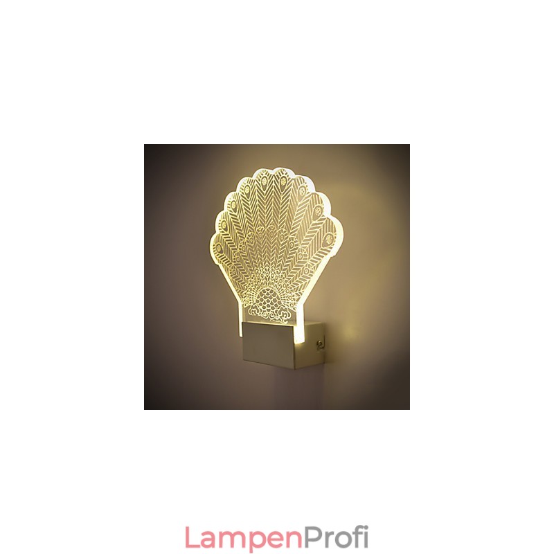 Acryl Wandleuchte PVC Lampe Licht Moderne Zeitgenössische Metall