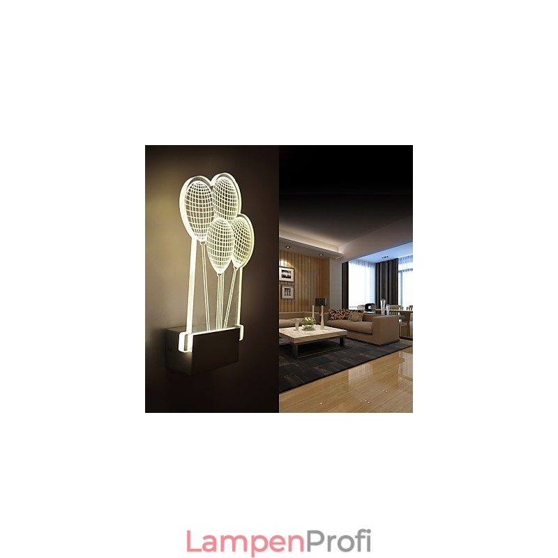 Acryl Wandleuchte PVC Lampe Licht Moderne Zeitgenössische Metall