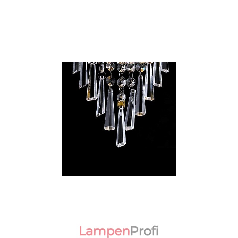 Edle Kristall-Wandleuchte mit 1 Licht