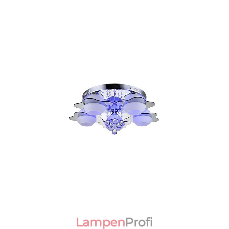 Fernbedienung 5 Lichter mit Blau Redss Moderne Deckenleuchte Unterputz
