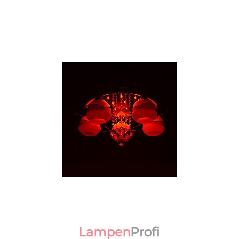 Fernbedienung 5 Lichter mit Blau Redss Moderne Deckenleuchte Unterputz