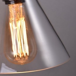 Retro-Wandleuchte mit floralem Glasschirm und Metallhalterung