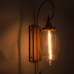 Wandleuchten für Zuhause Wandleuchte Minimalistische Innenflur Schmiedeeisenlampe Schlafzimmer Nachttischlampen für Wohnzimmer