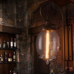 Wandleuchten für Zuhause Wandleuchte Minimalistische Innenflur Schmiedeeisenlampe Schlafzimmer Nachttischlampen für Wohnzimmer