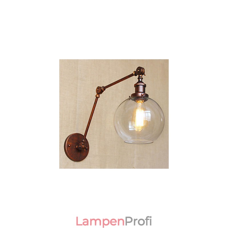Wandleuchten Swing Lights Lesewandleuchten Kristall Mini Style Rustikal Lodge Metall