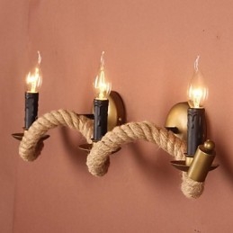 Mini-Stil Wandleuchten Country Metal