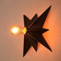 Brief Five Pointed Star Lighting Personalized Modern Wall Light Child Housing Lamps