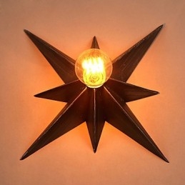 Brief Five Pointed Star Lighting Personalized Modern Wall Light Child Housing Lamps
