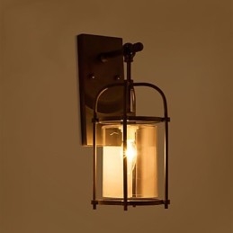 Kreative Lampen im Industrie-Look Wandlampen im nordamerikanischen Stil mit Edison-Flötenbirne in Bar-Dekorationslichtern