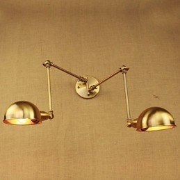 Die Neue Bronze Nostalgischen Modernen Ländlichen Land Gang Wohnzimmer Warme Licht Köpfigen Langen Arm