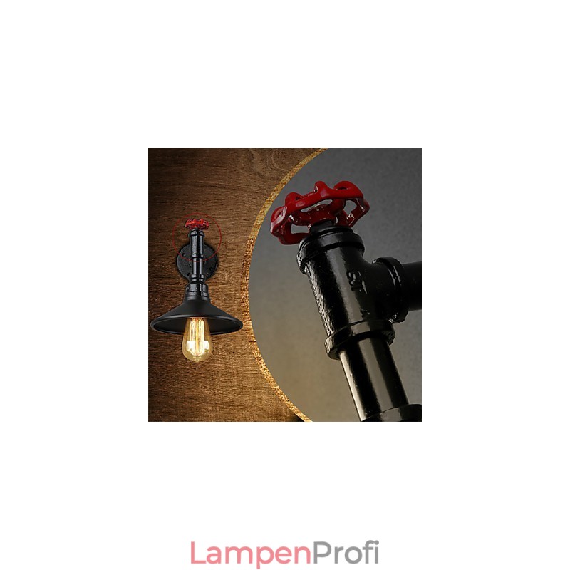 Mini Wandleuchte 1 Licht Concise Creme Eisen