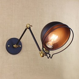Wandleuchten Swing Lights Lesewandleuchten Mini-Stil Rustikal Lodge Metall