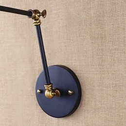 Wandleuchten Swing Lights Lesewandleuchten Mini-Stil Rustikal Lodge Metall