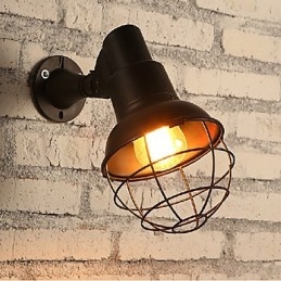 Wandleuchten im Mini-Stil, rustikales Lodge-Metall
