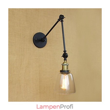 Dekorative Wandleuchte aus antikem Bronze