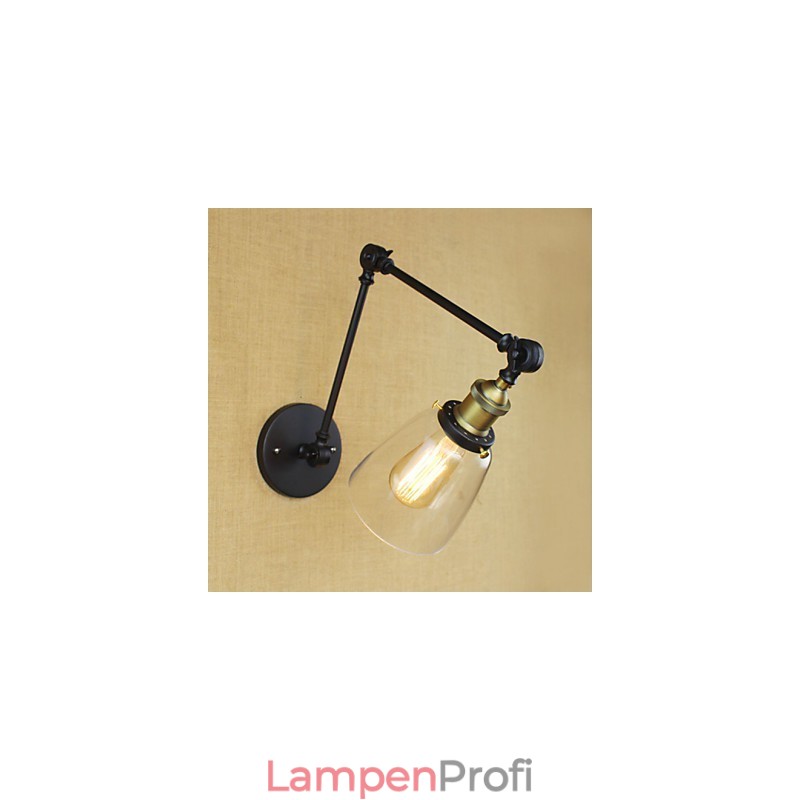 Dekorative Wandleuchte aus antikem Bronze