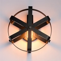 Neu Vintage Stil Industrielle Runde Wand Leuchte balkon Loft Eingangsbereich Flur Schlafzimmer