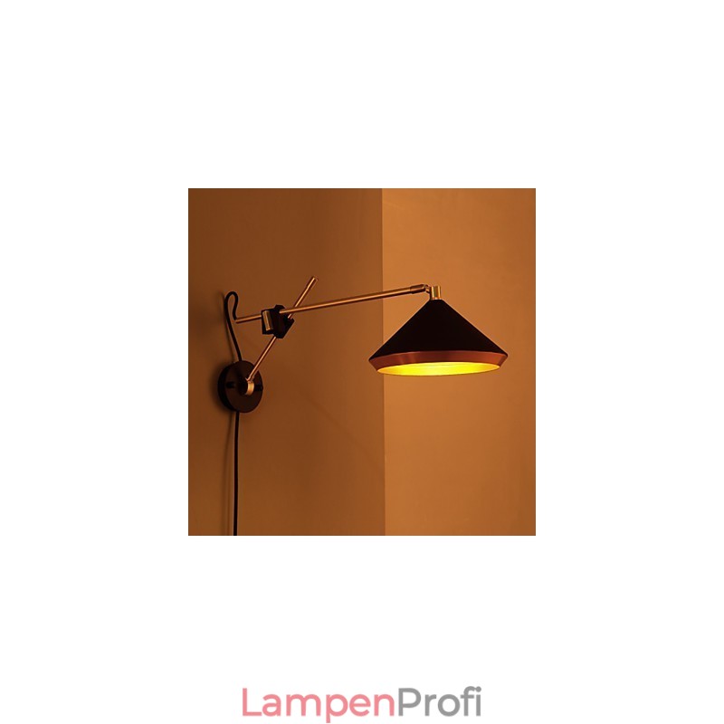 Ländlicher Industriewind, der alte Wege wiederherstellt Schmiedeeisen-Kipphebel-Wandleuchte mit gefalteten Lichtern