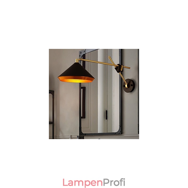 Ländlicher Industriewind, der alte Wege wiederherstellt Schmiedeeisen-Kipphebel-Wandleuchte mit gefalteten Lichtern