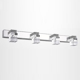Wandleuchten Badezimmerbeleuchtung Wandfluter Kristall Mini Stil Modern Zeitgenössisch Metall