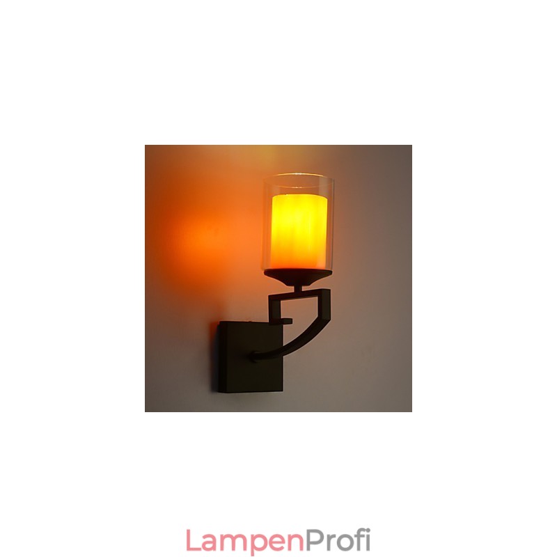 Retro Glas Einfache Single Head Wand Lampe Licht Wand Leuchter Kristall Moderne Zeitgenössische Metall