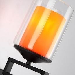 Retro Glas Einfache Single Head Wand Lampe Licht Wand Leuchter Kristall Moderne Zeitgenössische Metall