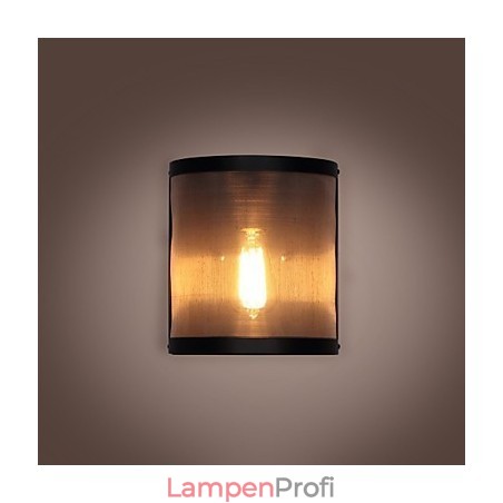 Vintage-Stil Einfachheit Stahldrahtgeflecht und Metall Wandleuchte Wohnzimmer Flur Dachboden Garage Keller Wandlampe