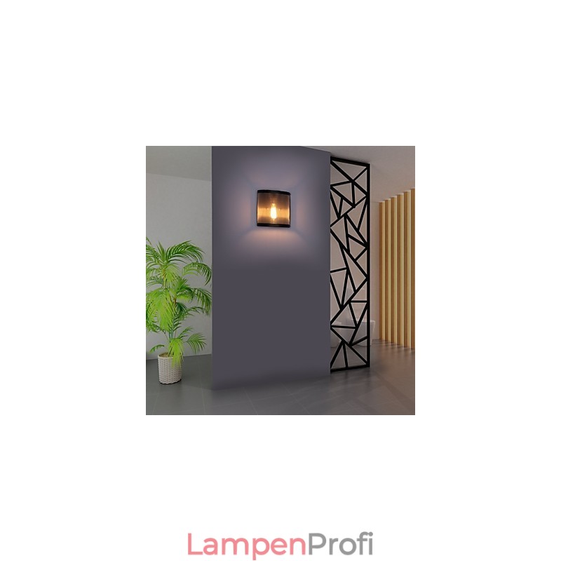 Vintage-Stil Einfachheit Stahldrahtgeflecht und Metall Wandleuchte Wohnzimmer Flur Dachboden Garage Keller Wandlampe